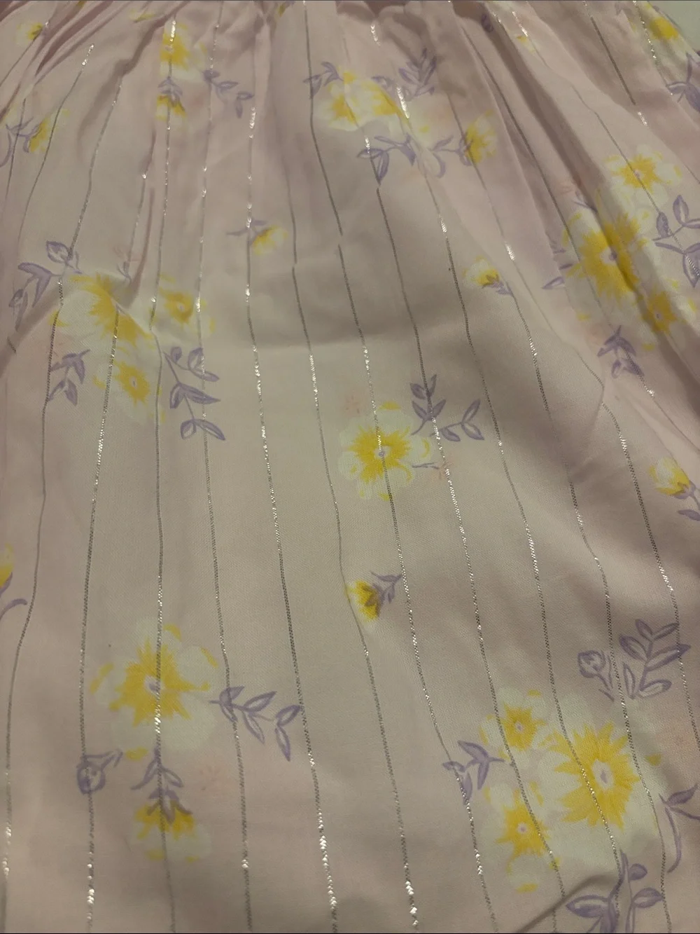 OshKosh B'gosh Lavender Dress with Yellow Floral Accents